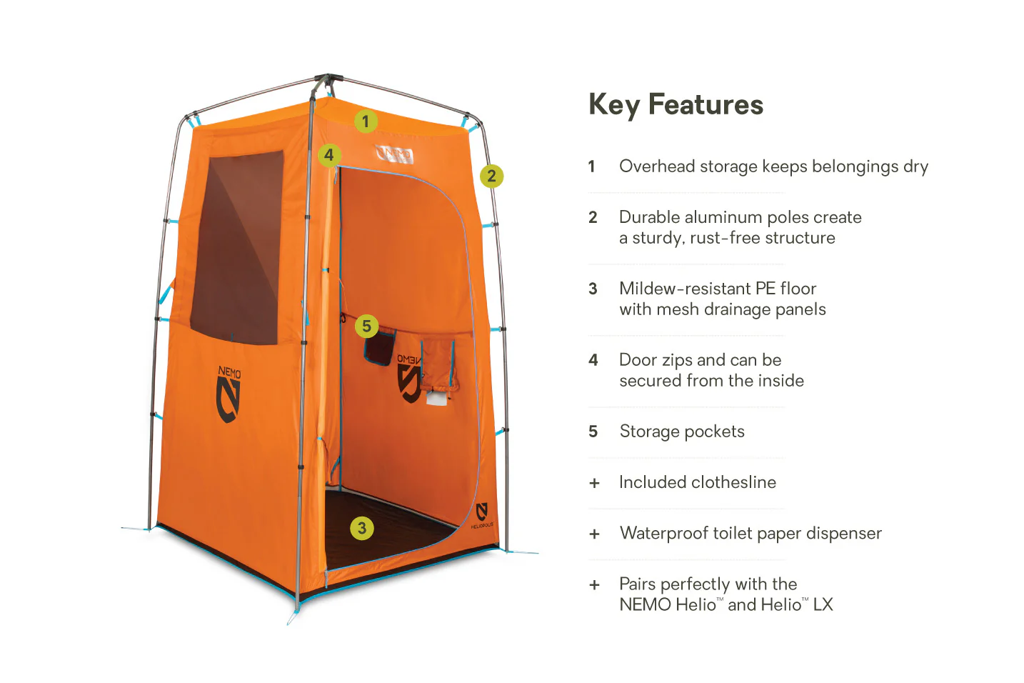 Heliopolis™ Privacy Shelter & Shower Tent - Image 8