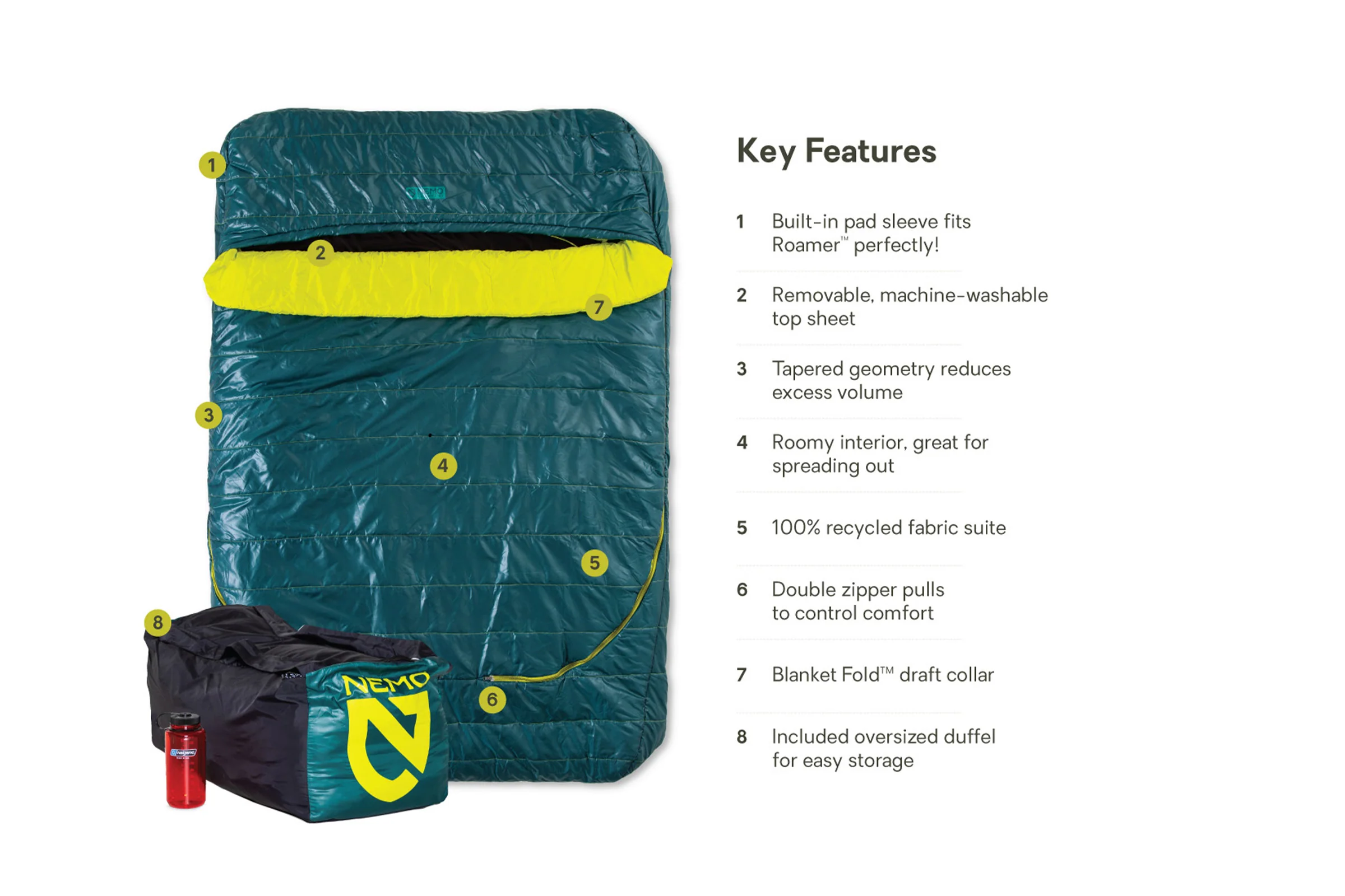 Jazz™ Double Synthetic Sleeping Bag - Image 12